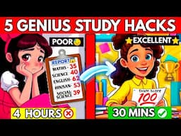 Study Smarter, Not Harder: 5 Brilliant Study Hacks You’ve Never Heard Of (Score Full Marks!) 💯🧠