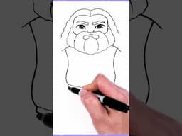 Jack Black as Minecraft Steve! #drawsocute  #drawing #art #howtodraw