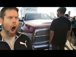 WHEN CARS DON'T STOP FOR PROTESTERS!