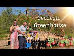 Building my dream GEODESIC DOME Greenhouse #27