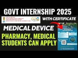Internship opportunity for Pharma Students | With Certificate | IPC MVPI | Pharmacy Internship