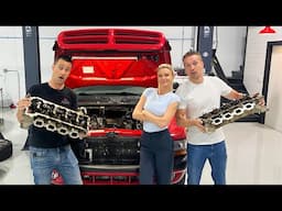 April surprised Hoovie with a mechanically totaled Dodge Dakota (the engine requires a teardown)