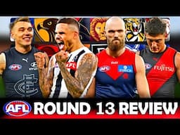 COLLINGWOOD WIN ALL-TIME CLASSIC + MORE | AFL 2025 ROUND 13 REVIEW