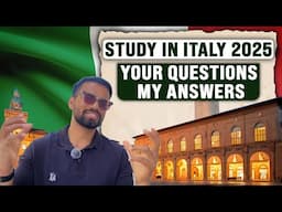 Italy Student Visa Questions and Answer | New Update Italy 🇮🇹 Students Visa 2025 &2026 #studyinitaly