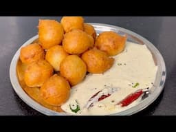 అప్పటికప్పుడే మీరు పిండి కలుపుకొని ఇలా మైసూర్ బోండా చేసుకోవచ్చు, చాలా రుచిగా ఉంటుంది /Mysore Bonda
