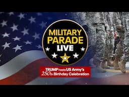 Military Parade Live: Trump hosts US Army’s 250th Birthday Celebration