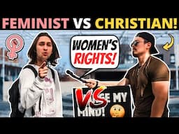 MALE FEMINIST GETS COOKED BY CHRISTIAN! (Try Not To Laugh...)