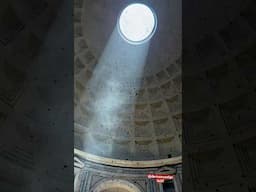 Pentecost 🏛️2025 inside the Pantheon! Rose petals through the oculus.