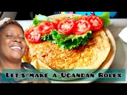 Making a Ugandan delicious Rolex (Chapati and eggs) for Breakfast