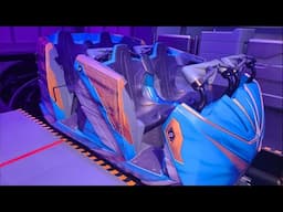 [4K] Cosmic Rewind - Spinning Coaster - Low Light POV | Epcot, Walt Disney World | 4K 60FPS