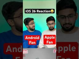 Apple Fan Vs Android Fan😡 Reacts to Apple WWDC iOS 26😂 Enada onume ila🤣