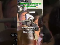 Dinumog si #vpinday sa quiapo #kateyki #ravensnapper di naalis sa likod nya #bodyguard #sarahduterte
