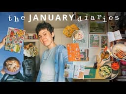 january diaries. (homebody, what i ate, freelancer life, scrapbooking, big feelings)