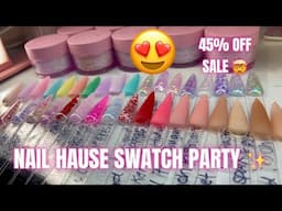 NAIL HAUSE SWATCH PARTY 🥳💅🏽 45% OFF SALE ENDS TONIGHT ‼️ CODE “PORCHE” 💖