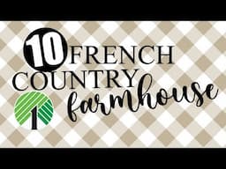 10 Dollar Tree (French Country) Farmhouse Crafts | Heidi Sonboul DIY