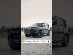 Ultimate Stealth Build! 🥷 #newdefender #newdefendermods #shorts #suv #landrover #defender