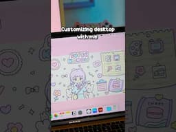 Let's make it cute! #desktopcustomization #desktopwallpaper #kawaiiaesthetic #kawaiiartist