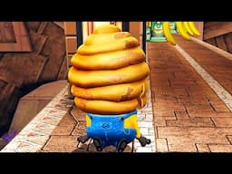 Beehive Carl minion runs in Top Bananas room and Scored 70000 points
