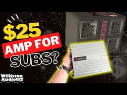 $25 Amp vs Four 12" Subwoofers