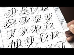 How to Write Fancy Calligraphy Quinn Monogram Letters – Easy Step-by-Step Guide for Beginners!
