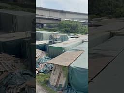 台北市劍潭  日治時期 中山橋 明治橋（第二代） 拆除後構件
