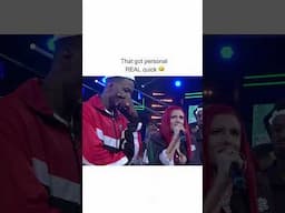 She just exposed his routine 🤣 #WildNOut