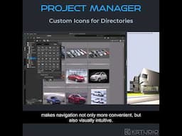 Easily organize 3D Assets by assigning built in or custom icons