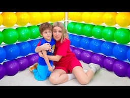 Eva and Balloons Cube Adventure for kids
