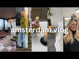 amsterdam vlog | co-founder meetings, book clubs & the ultimate hair refresh