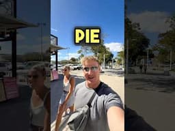 Trying an Australian PIE for the first time 🥧🇦🇺 #australia #perth #pie #travel
