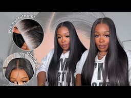 The REFRESHED YAKI STRAIGHT Hair of My Dreams💓 Easy to Install for Beginners| 9x6 Pre-everything Wig