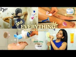My Everything Shower Routine 🚿🪒 || pre & post Shower Routine ||
