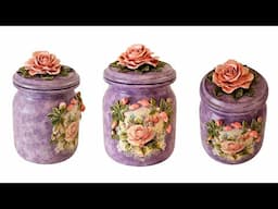 Very beautiful Glas jars Decor/ / Kitchen diy ideas