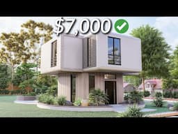 ONE of the BEST House I designed, (9x9 Meters) Modern House Design | 2 Bedrooms Small House