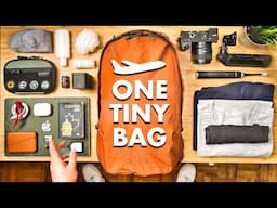 How I pack ONLY a Personal Item for Budget Airlines