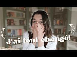 🛠️ Je construis ma bibliothèque de REVE  !📚✨  | Je change tout ! 🛠️