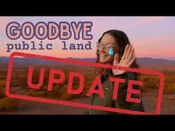 UPDATE on our Public Lands…
