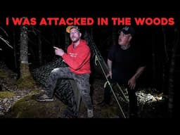 (GONE WRONG) I WAS ATTACKED While Camping in the HAUNTED WOODS | FOUND ABANDONED CABIN