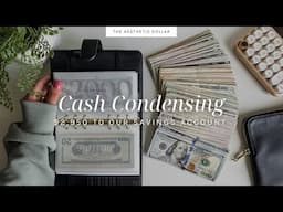 Cash Condensing | $2,950 Going to our Savings | May 2025 | Cash Stuffing for Beginners