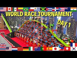 DIECAST CARS RACING | WORLD RACE BATTLE TOURNAMENT | DAY 1