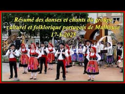 Les portugais dansent à Mulhouse. Le résumé.