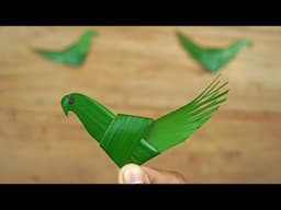 How to Make Bird From Coconut Leaf | Coconut Leaf Birds | Crafts With Real Leaves