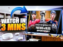 How to watch the NHL Finals - Oilers Vs Panthers - In 3 minutes ALMOST free