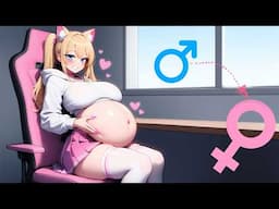 I Drank E-Girl Bathwater and Became One… Pregnant One! | TG TF Voiceover Comic Dub CD Stories