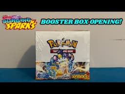 Opening a SURGING SPARKS to try and COMPLETE THE SET!! I need 8 CARDS!! (pokemon card opening)