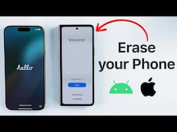 How To Erase EVERYTHING from your Phone (Android and iPhone)!