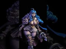 Don't paint hair like spaghetti! #miniaturepainting #painting #kingdomdeath #warhammer