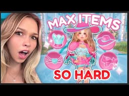 MAX ITEM CHALLENGE in Dress to Impress..