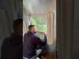 Rainy day in my Airstream #rain #asmr #airstream #rvlife #rainyday