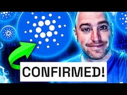 ADA CARDANO - NOW IT'S CONFIRMED!